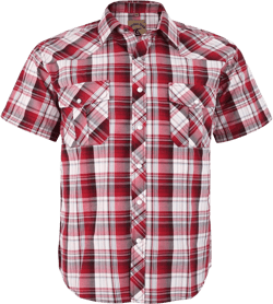 Champ Horse Men's Western Cowboy Pearl Snap Shirts Button up Plaid Solid Short Sleeve Pocket Work Shirt : Clothing, Shoes & Jewelry