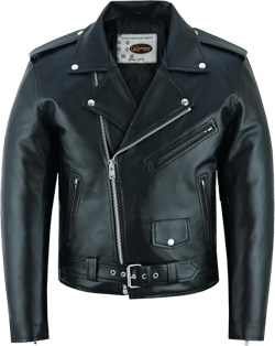Daniel Smart Men Motorcycle Faux Leather Jacket - Black Economy Zip Up Moto Biker Jacket with Plain Side and Multiple Pockets 6X-Large Black