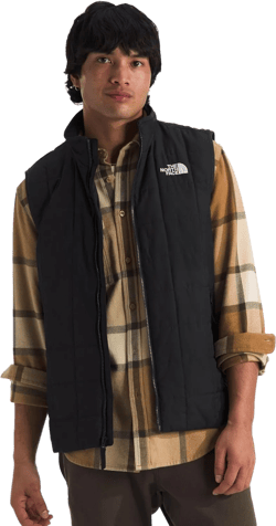 THE NORTH FACE Men's Junction Vest | Water Resistant Top with Heatseeker Insulation, Stretch Bindings & Secure Zip Pockets Medium Tnf Black