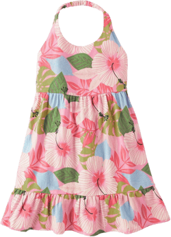 Gymboree Girls' and Toddler Halter Top Dresses 4T Pink Pearl Floral