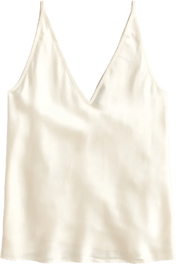 Carrie V-neck camisole in silk
