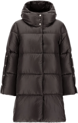 A-LINE JACKET IN NYLON ULTRALIGHT in Dark Chocolate for Women | Herno®