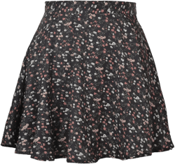 Summer new women' floral print skirt high waist umbrella mini skirt Female invisible zipper chiffon print short skirt women 2022