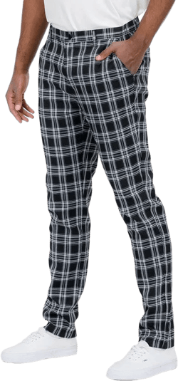 Plaid Trouser Pants