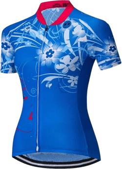 Cycling Jersey Women, Short Sleeve Bike Shirts Summer Road Bicycle Clothes Female Biking Tops Qiuck Dry S-3XL XX-Large Cd7010