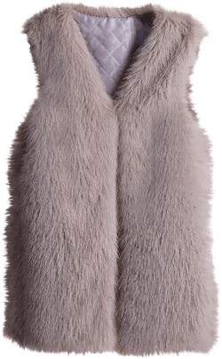 SEAOPEN Womens Winter Vest Warm Coat Faux Fur Waistcoat Furry Sleeveless Outwear Casual Slim Overcoat Solid Jackets XX-Large Gray