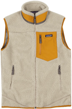 Patagonia Classic Retro-X Vest - Pelican / Wren Gold