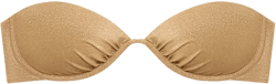 Mabel Underwire Bandeau Top - Golden Glow Metallic