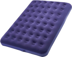 Queen Camping Air Mattress Inflatable Air Bed - Inflatable Air Mattresses with Flocked Top Foldable Blow Up Bed for Camping Tent/Guest/Travelling - Housewarming Gifts for Women/Men/Kids