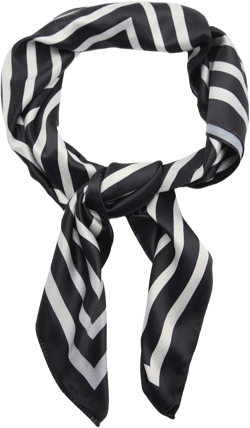 Bicolour printed scarf