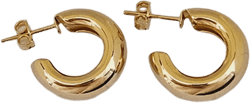 Open Small Hoop Gold and Silver Hoop Earrings Thick Gold Hoops Hoop Earrings for Women