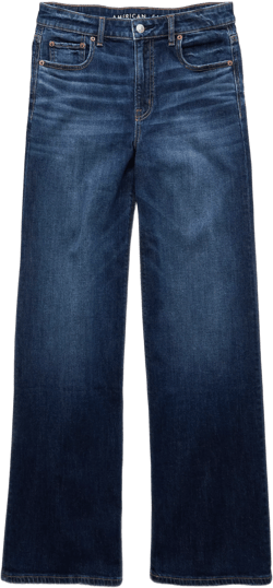 AE Dreamy Drape Stretch Super High-Waisted Baggy Wide-Leg Jean