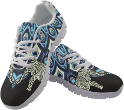 KEIAHUAN Womens Casual Fashion Flats Lightweight Running Shoes Breathable Gym Jogging Sneakers Non Slip Tennis Shoes Fashion Trendy 8 Tribal Elephant