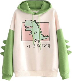 YUUOKPO Dinosaur Hoodie Kawaii Pullover Cute Hooded Sweatshirt For womens : Clothing, Shoes & Jewelry