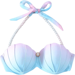 Bikini Top for Women Padded Wireless Push up Swimsuit Tops Swim Tops Only Bathing Suit Top with Adjustable Spaghetti Straps