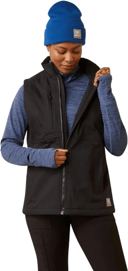 Ariat Women's Rebar DuraCanvas Insulated Vest Black Small