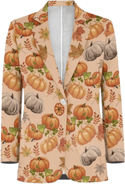 Belidome Blazer Jackets for Men Fashion Slim Fit Size XS-5XL Lightweight Comfy for Athletic Casual 3X-Large Pumpkin Maple Leaf