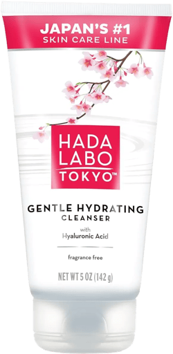 Hada Labo Tokyo Gentle Hydrating Foaming Facial Cleanser, Fragrance-Free Sensitive Skin Face Wash with Hyaluronic Acid and Conditioning Agents Soften Skin, Locks In Moisture, 5.0 Oz