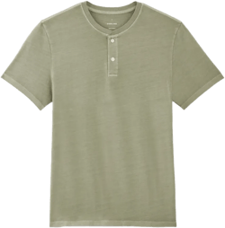The Essential Organic Garment-Dyed Henley