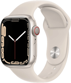 Apple Watch Series 7 (GPS + LTE) 41mm Starlight Aluminum Case & Starlight Sport Band (Pre-Owned)