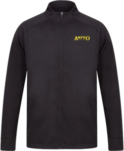 AMPRO Iconic Tracksuit Jacket - Black/Yellow