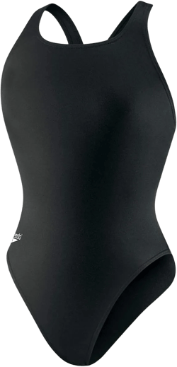 Speedo Women's PowerFLEX Eco Race Solid Super Pro One Piece Swimsuit 20 Black