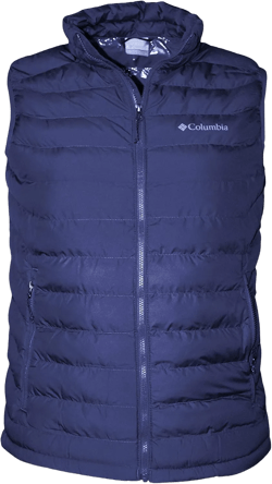 Columbia Mens White Out Omni-Heat Puffer Vest (as1, alpha, l, regular, regular, Collegiate Navy 464, Large)
