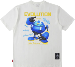 Men T Shirt Couple Short Sleeve Hip Hop Spring and Summer Loose