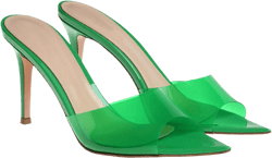 Amazon.com | WYUETRA Women's Clear Pointed Toe Slingback Stilettos Heel Sandals Fashion Sexy Comfortable Summer Open Toe Backless Slip On Dress Slides Sandals for Casual Outdoor Party Work Wedding | Heeled Sandals