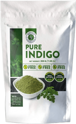 Indigo Powder for Hair Organic Black, Pure Henna Powder for Hair Natural Indigo Hair Dye Kit, 200 Grams (7.5 Ounces) 4 Ounce (Pack of 1) Indigo