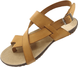 Harssidanzar Genuine Leather Sandals Mens for Outdoor Sandals Mens Adjustable Strap Sandals Leather Sandals Men GM202 7 Tan