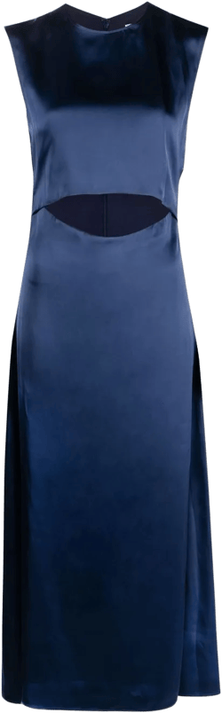 Copan cut-out satin dress