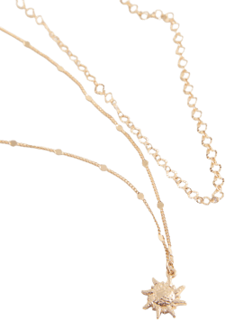 Double chain necklace