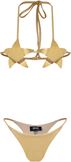 star-detail bikini set