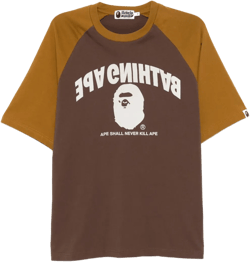 College Relaxed Fit Raglan Tee