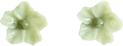 Resin flower earrings