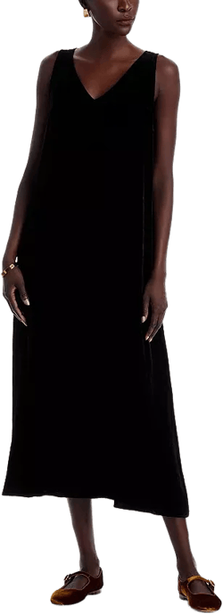 Eileen Fisher V Neck Midi Dress