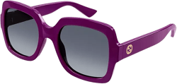 Gucci Minimal Squared Sunglasses, 54mm