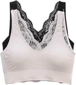 Honeydew Caitlyn Reversible Bralette, Set of 2