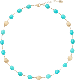  Marco Bicego 18K Yellow Gold Siviglia Multi Stone Collar Necklace, 16.5" - Exclusive
