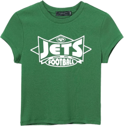 Junk Food Clothing Women's NFL New York Jets Baby Tee