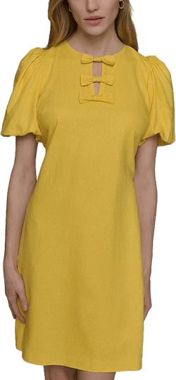 KARL LAGERFELD PARIS Bow Trim Dress