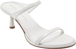 Marc Fisher LTD. Women's Alonde Leather High Heel Slide Sandals