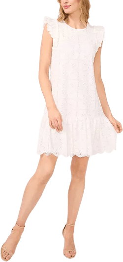 CeCe Ruffle Sleeve Dress