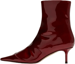 Aeyde Women's Roe Patent Leather Booties
