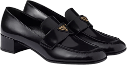 Prada Women's Brushed Leather Loafers
