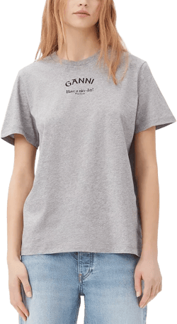 GANNI Logo Print Tee