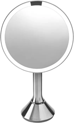 8" Sensor Makeup Mirror, 5x Magnification & Adjustable Brightness  
