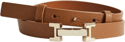 REISS Women's Hayley Metal Hardware Leather Belt