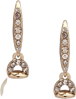 Lauren Lauren Ralph Lauren Pavé & Imitation Pearl Small Drop Earrings